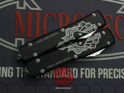 Нож Microtech Ultratech "Dead Man's Hand" T/E A+++ Tanto (Левый) - клинок апокалиптик