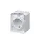 Розетка с крышкой IP54 Systeme Electric AtlasDesign Profi54 Белый ATN540145