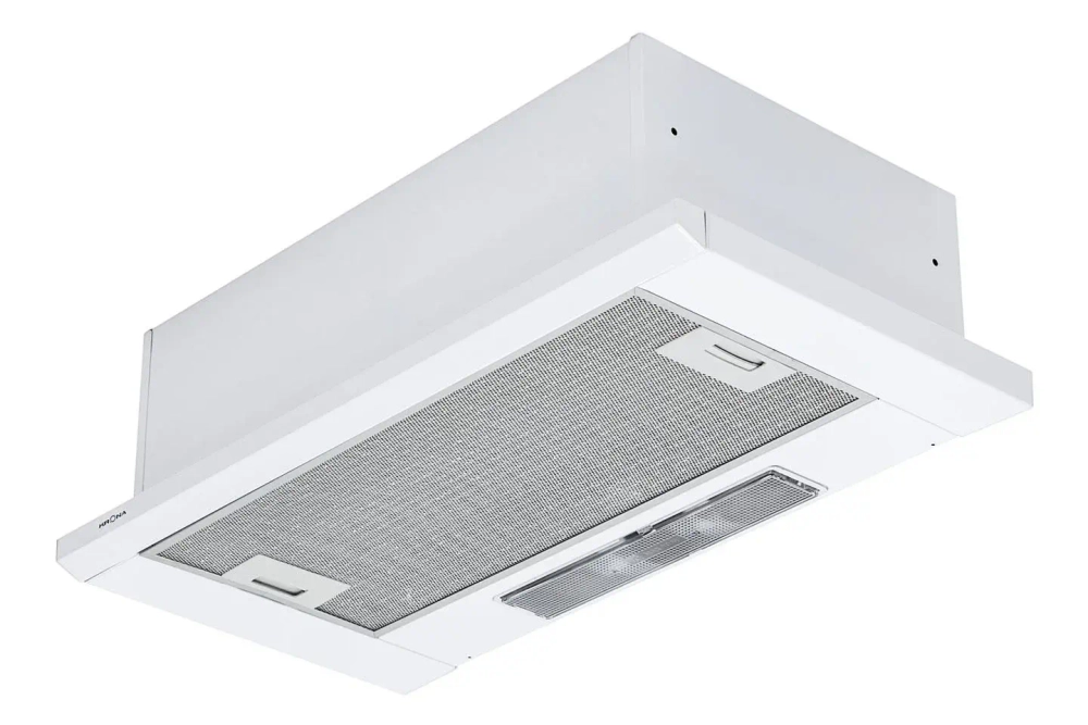 Встраиваемая вытяжка Krona KAMILLA slim 600 WHITE (2 мотора)