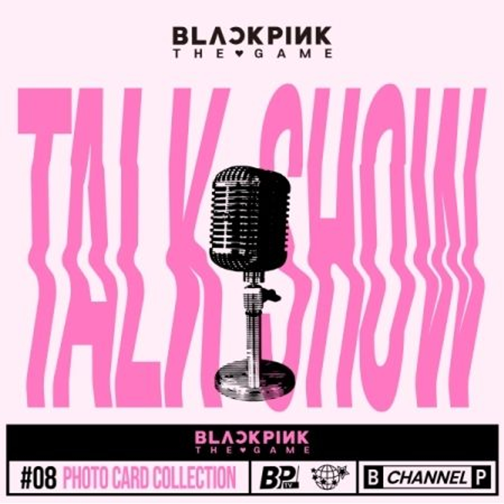 товары BLACKPINK - TALK SHOW THE GAME Photocard Collection