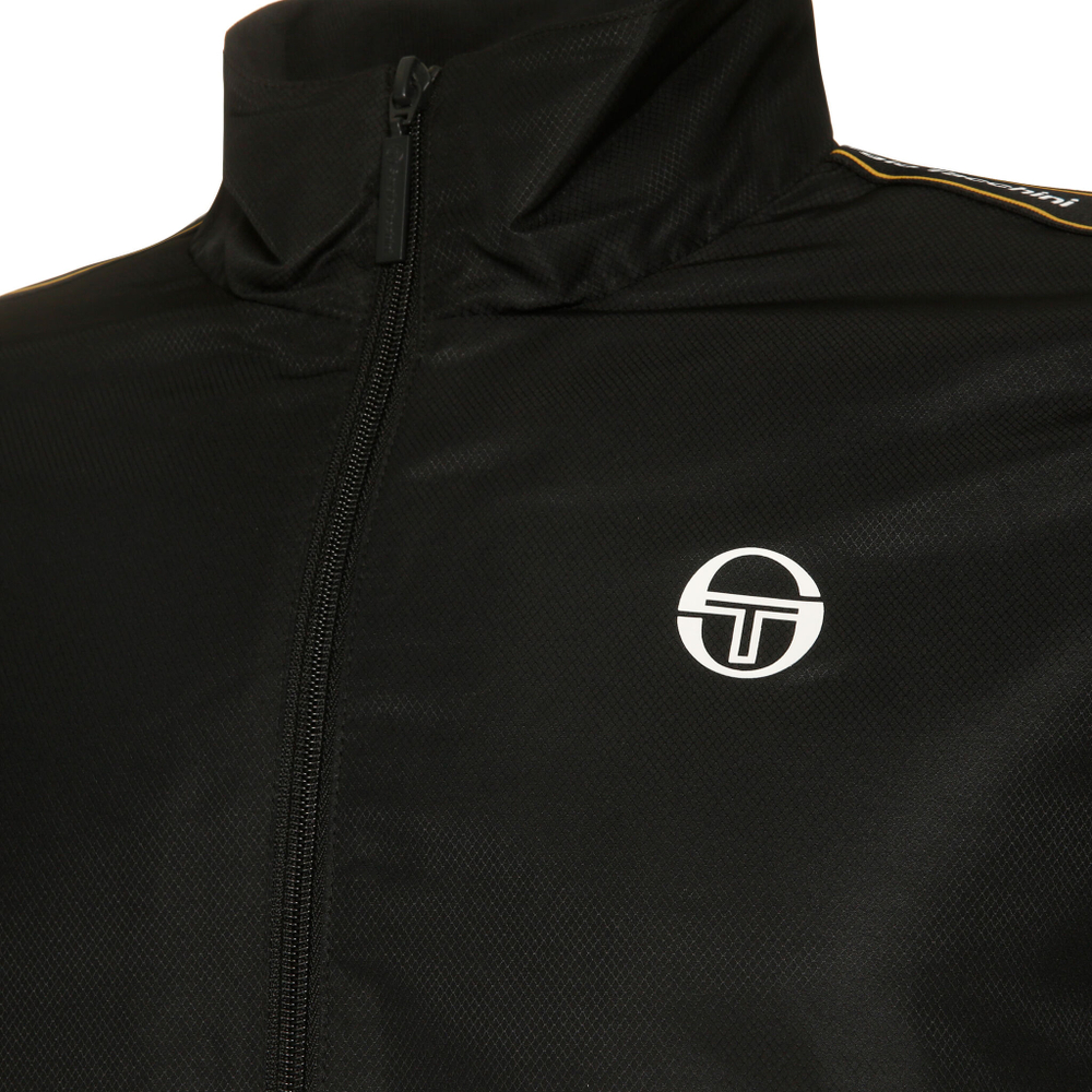 Мужские теннисные Костюмы Sergio Tacchini Meridiano Tracksuit Men - Black, White