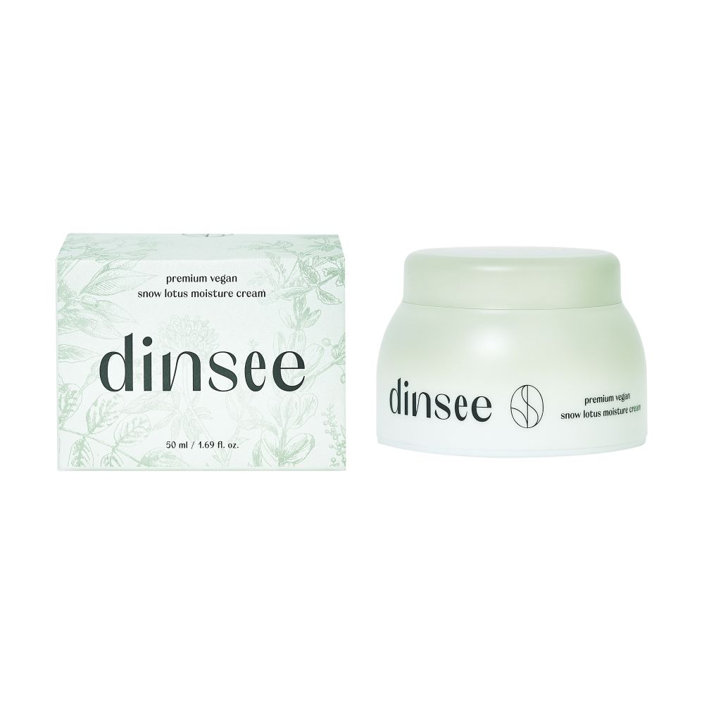 Гиалуроновый крем-гель для лица с экстрактом снежного лотоса Dinsee Premium Vegan Snow Lotus Moisture Cream, 50 мл