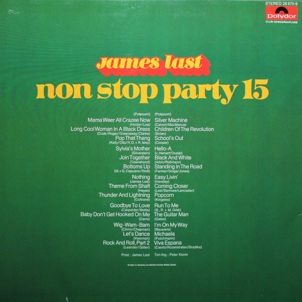 James Last / Non Stop Party 15 (LP)