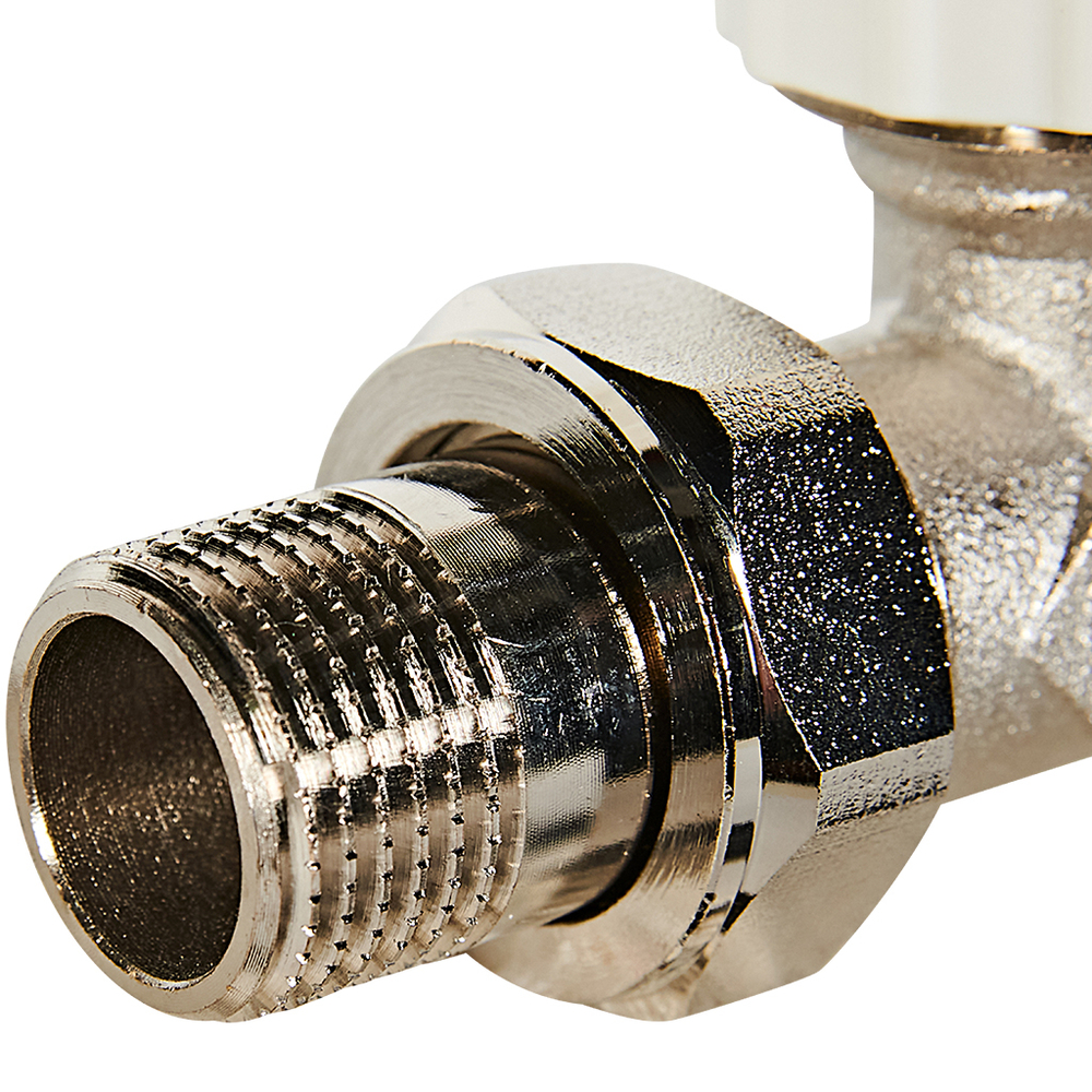 Клапан термостатический прямой ROMMER - 1/2" (ВР/НР-американка, PN10, Tmax 110°C)