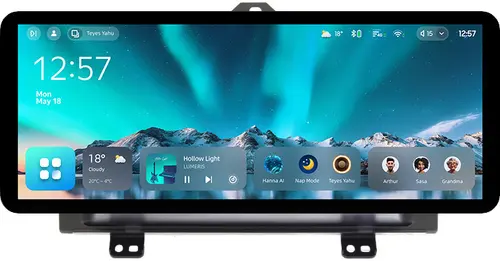 Магнитола для Honda Elysion 2004-2013 - Teyes CC4 монитор 12.3" 2K QLED + рамка 9, Android 14, Быстрейшая, Snapdragon 680, DSP, CarPlay, 4G SIM-слот