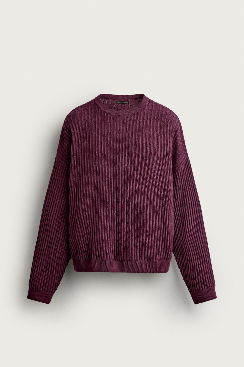 СВИТЕР СТРУКТУРНОГО КРОЯ — ZARA