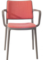 Кресло пластиковое с обивкой Papatya Joy-K Soft Seat & Back