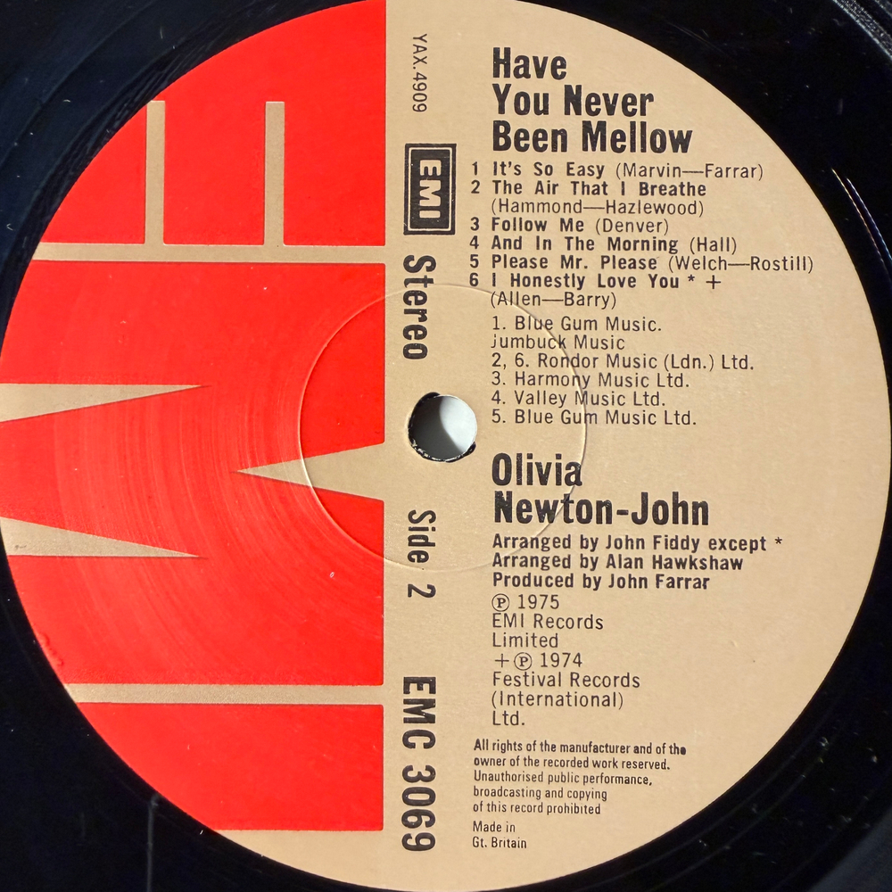 Виниловая пластинка Olivia Newton-John - Have You Never Been Mellow LP