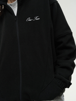 Zip-Up Sweatshirt Black
