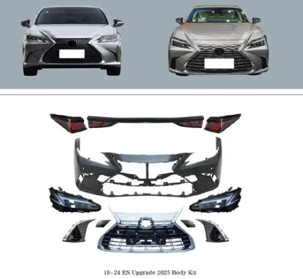 Обвес переделка из Lexus ES 200 250 300h XZ10 2018 в ES 2025+ Лексус тюнинг