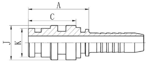 Фитинг DN 38 Staplelock SAE J1467 STECK