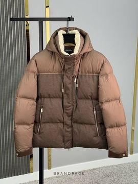 Пуховик коричневый от Zegna BP5-464742