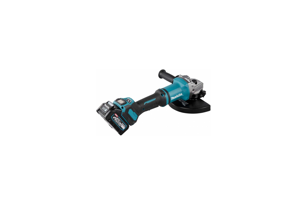 Аккумуляторная угловая шлифмашина Makita 40 В, 230 мм, 6600 об/мин, с 2 АКБ 5 Ач и ЗУ, в кейсе GA038GT201
