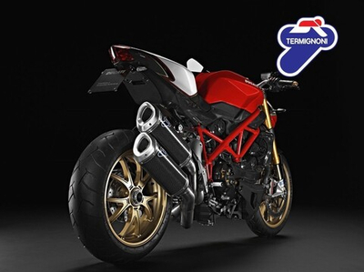 Termignoni Глушитель карбоновый Dual Slip-On Ducati Streetfighter 1098 / 848 (racing) 96454711B