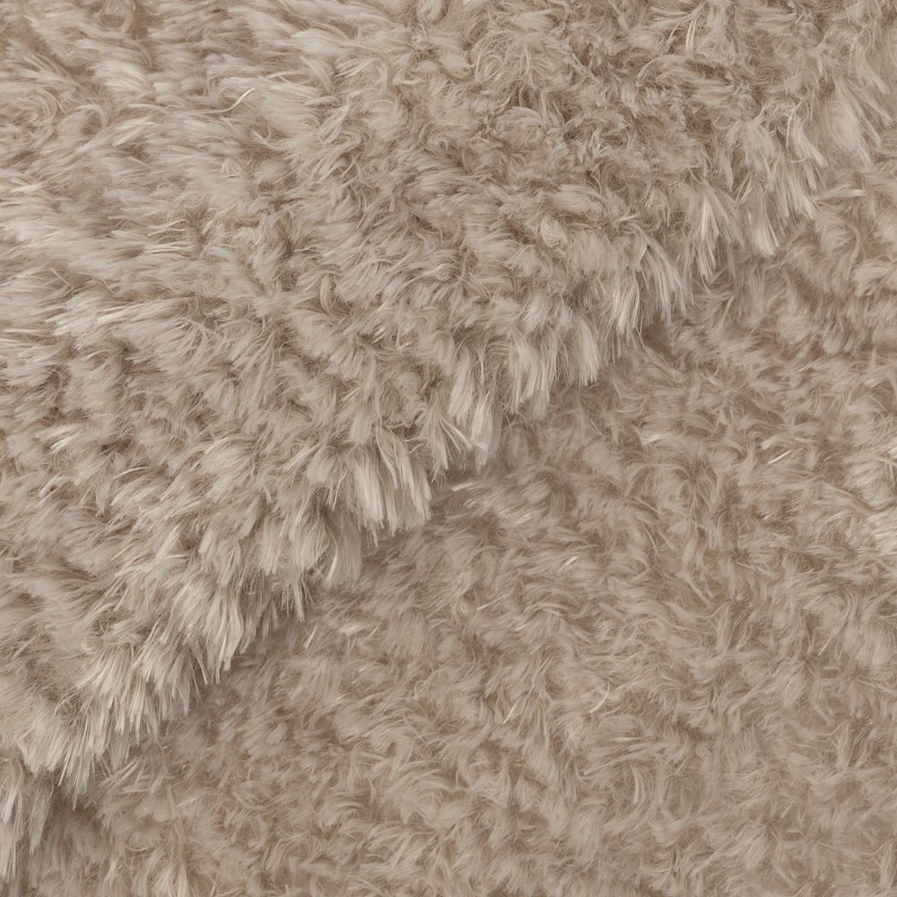 Плюш (ткань) Peppy PTB-001 446 г/м², 152 см / рул. 5 метров, серо-бежевый/latte