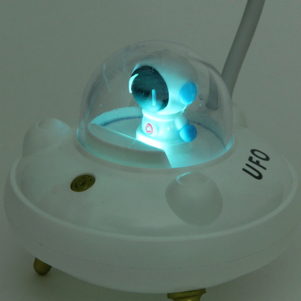 Настольная лампа «Sweet - Полёт в космос» LED 10,8*10,8*21,5 см, USB 3.7v 3w, Белый