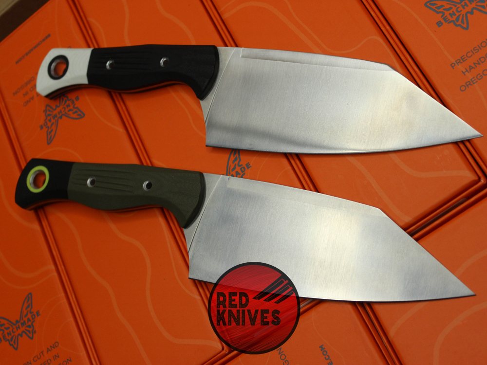 Нож Benchmade Station Knife - черная рукоять , клинок сатин