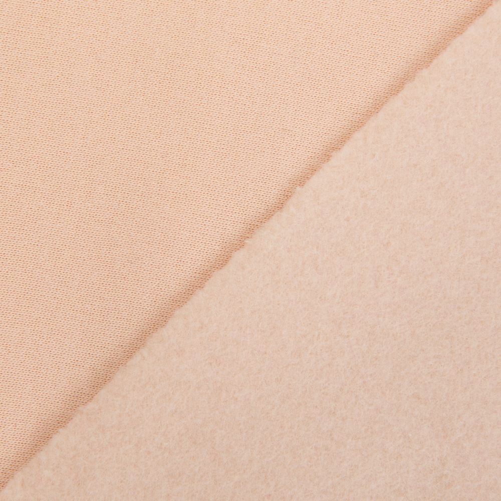 Футер 2-нитка с начесом 275 г/м², 150х180±5 см, бежевый/beige, Gamma DBKTN