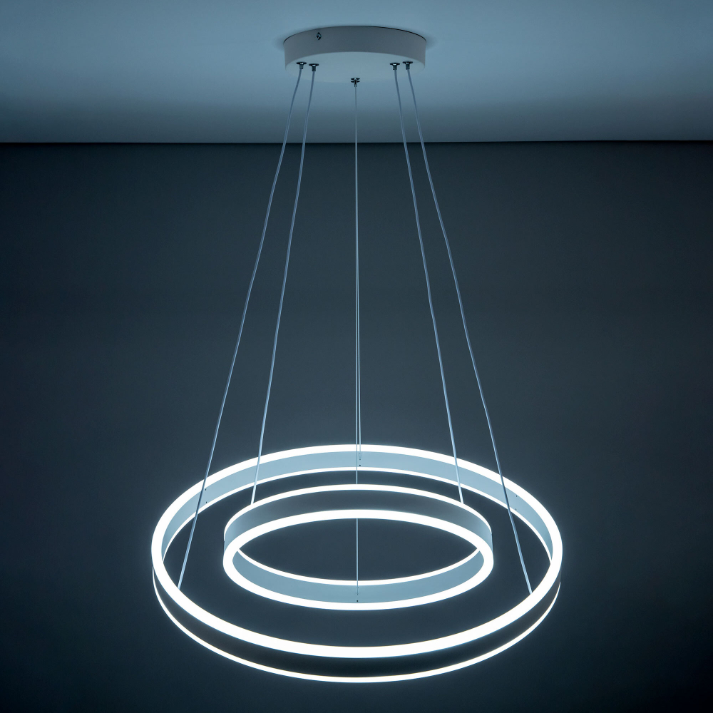 Citilux Дуэт CL719640 LED Люстра подвесная с пультом Белая