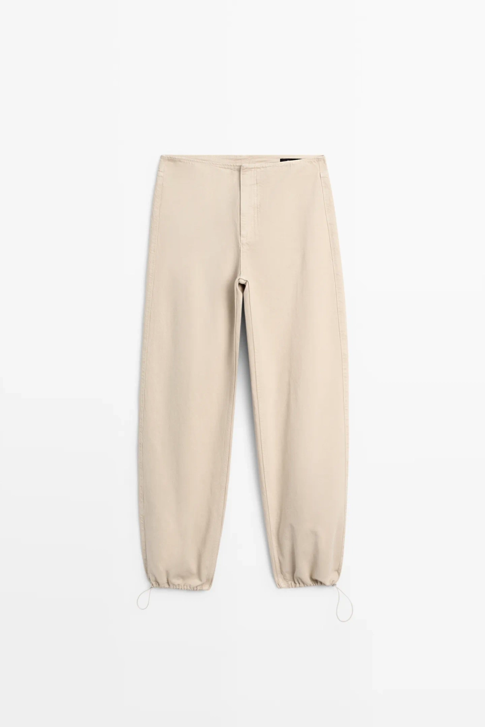 Massimo Dutti Брюки свободного кроя,бежевый