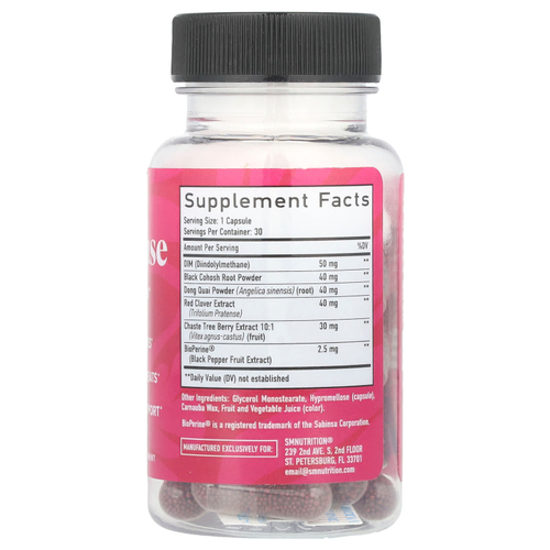 SMNutrition, Комплекс для поддержки менопаузы, 30 капсул