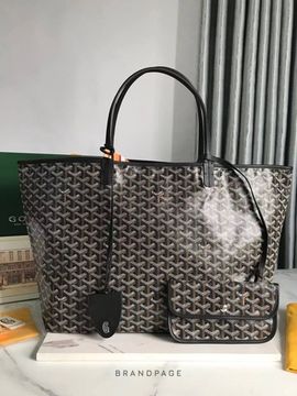 Сумка-шоппер чёрно-коричневая от Goyard Saint Louis PM BP5-966713