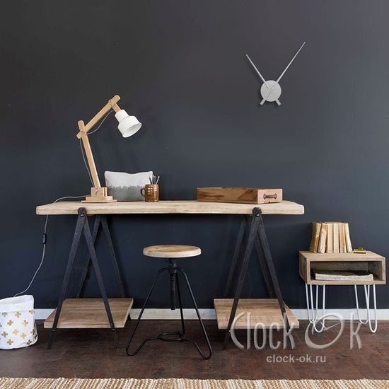 Настенные часы без цифр Simple
