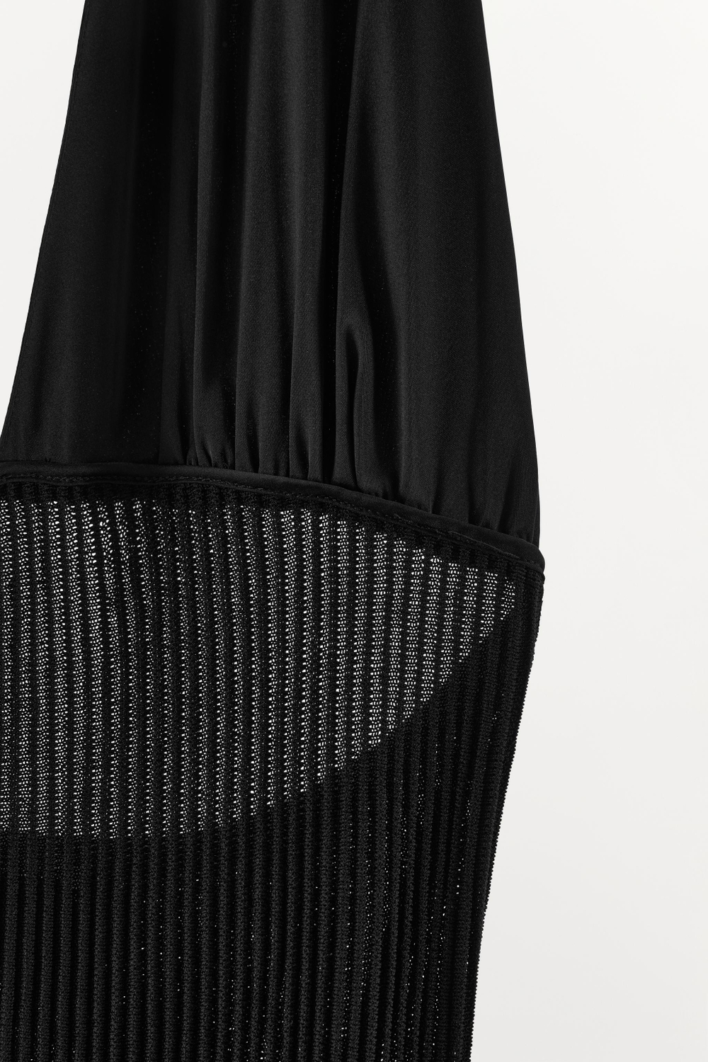 КОМБИНИРОВАННОЕ ПЛАТЬЕ-ХАЛТЕР — ZARA