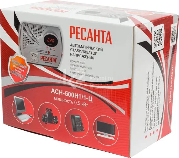 Стабилизатор напряжения Ресанта АСН-500Н1/1-Ц