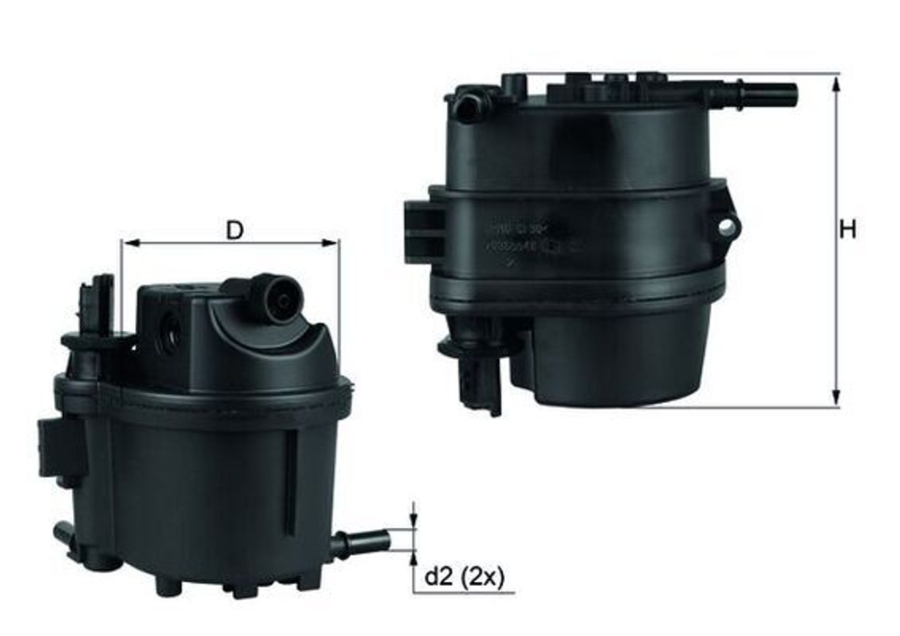 MAHLE - KL779-MAH - Fuel Filter