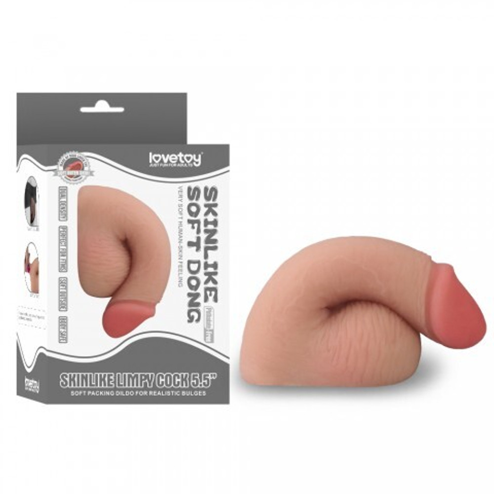 Фаллоимитатор для ношения Lovetoy Skinlike Limpy Cock (14*2,8)