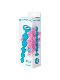 Lola games Emotions Chummy Turquoise - Анальная ёлочка со стразом