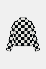 КАРДИГАН В КЛЕТКУ — ZARA
