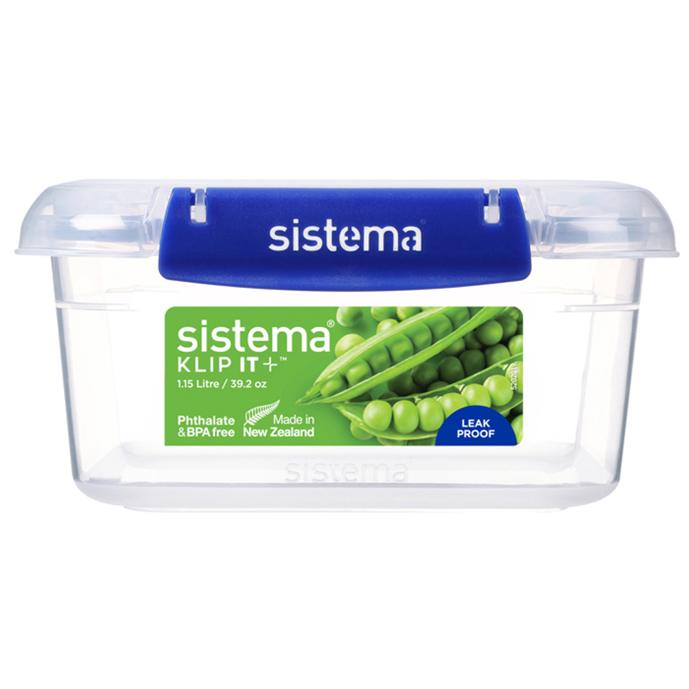 Контейнер 1.15л Sistema Klip It+ синий
