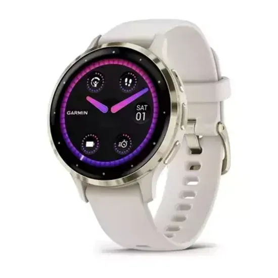 Смарт-часы Garmin VENU 3S ivory case and silicone band 010-02785-04