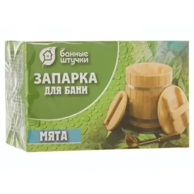 Запарка для бани «Листья мяты перечной», 20 фильтр-пак. 30014