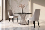 Стул Garda Decor Элегантный(Elegante) велюр светло-серый Colt030-SVSER 56*65*101 см