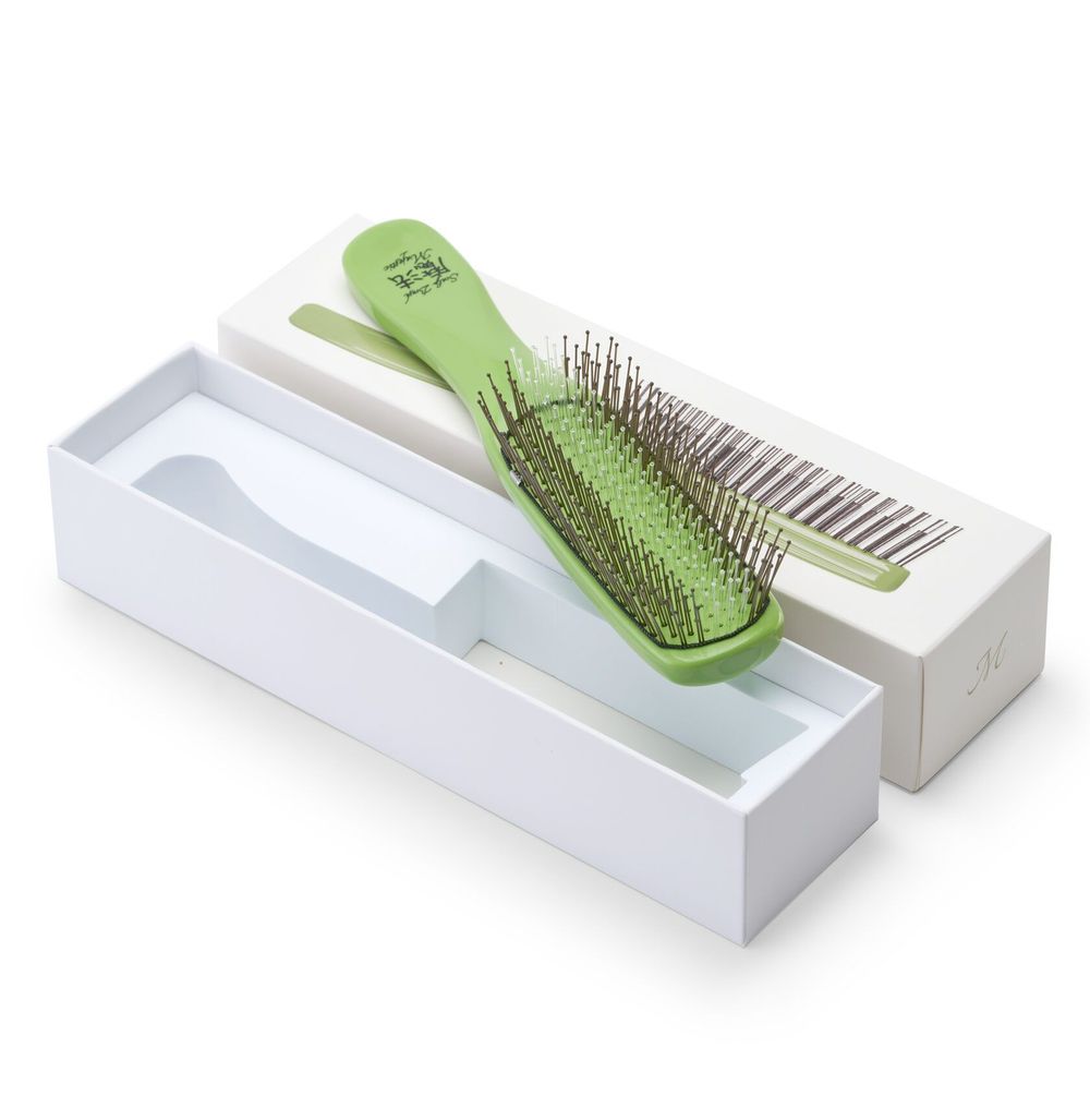 Расческа Majestic Scalp Brush лайм