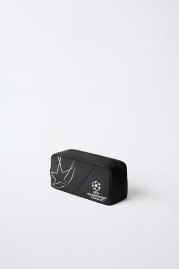 ZARA СУМКА ДЛЯ ОБУВИ UEFA CHAMPIONS LEAGUE ® GLOW IN THE DARK, ЧЕРНЫЙ