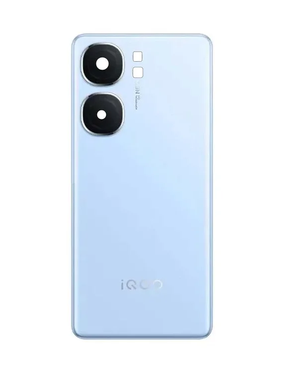 Задняя крышка для  Iqoo Neo 9 5G синяя (Blue) со стеклом камеры