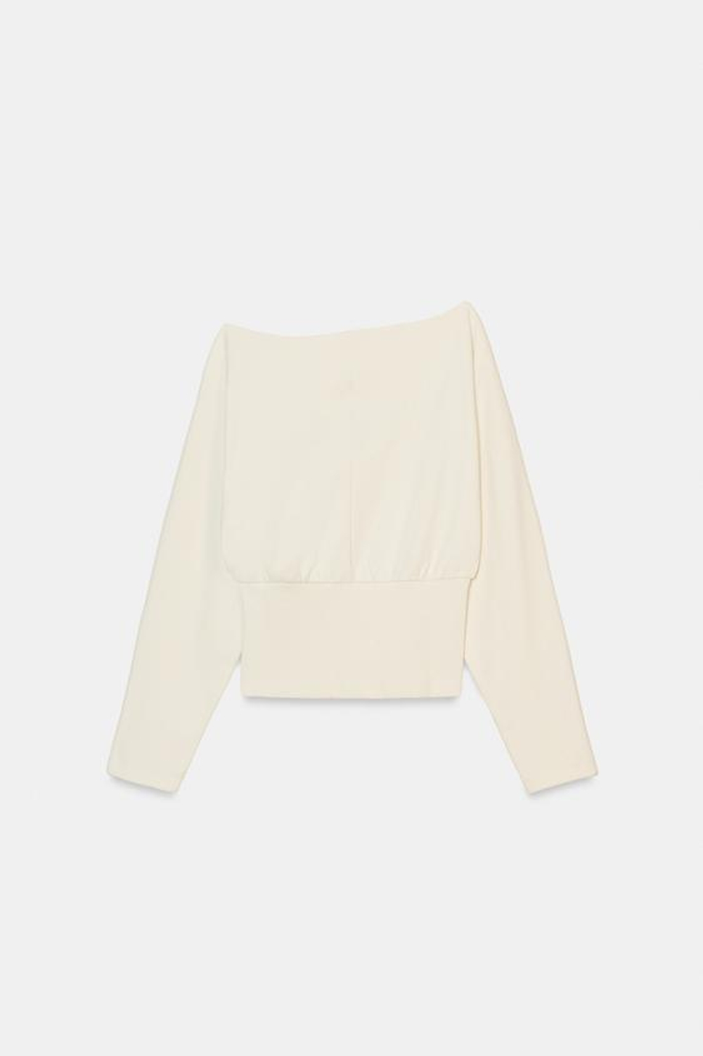 АСИМЕТРИЧНАЯ ХЛОПЧАТОБУМАЖНАЯ ТОЛСТОВКА - ZARA