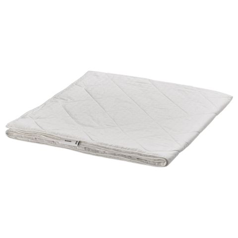 Полутороспальное одеяло IKEA MJUKDAN (МЮКДОН), Стеганое, Всесезонное, Белый, 150х200 см