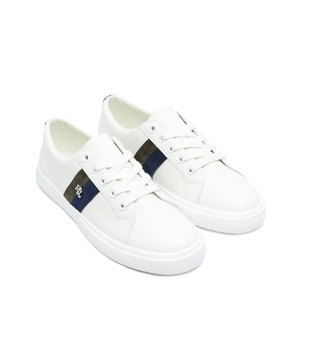 Кожаные кроссовки Janson II LAUREN RALPH LAUREN - белый(802942783)
