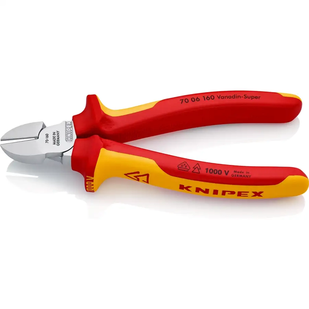 Кусачки боковые хромированные 160 мм Knipex 70 06 160 SB