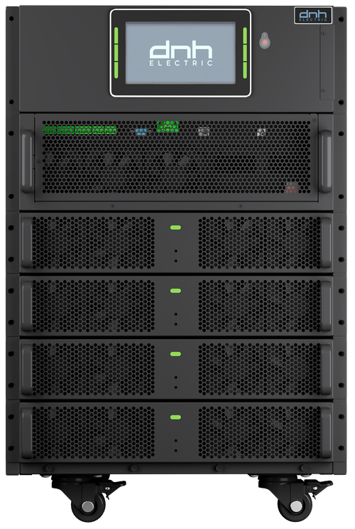 Силовой шкаф модульного ИБП DNH DRM06015, 60 кВА/60 кВт, 3:3ф, Rack Tower, 4 силовых модуля 15 кВА