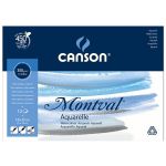 Альбом для акварели Мontval 300 г/м², 18х25 см, склейка с одной стороны 12 л, мелкозернистая, Canson C200807317