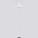 Citilux Линц CL402970 Торшер хром с белым абажуром