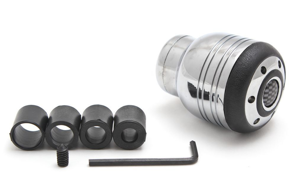 Ручка на КПП FR-6029 Black/chrome с подсветкой KING FR-6029