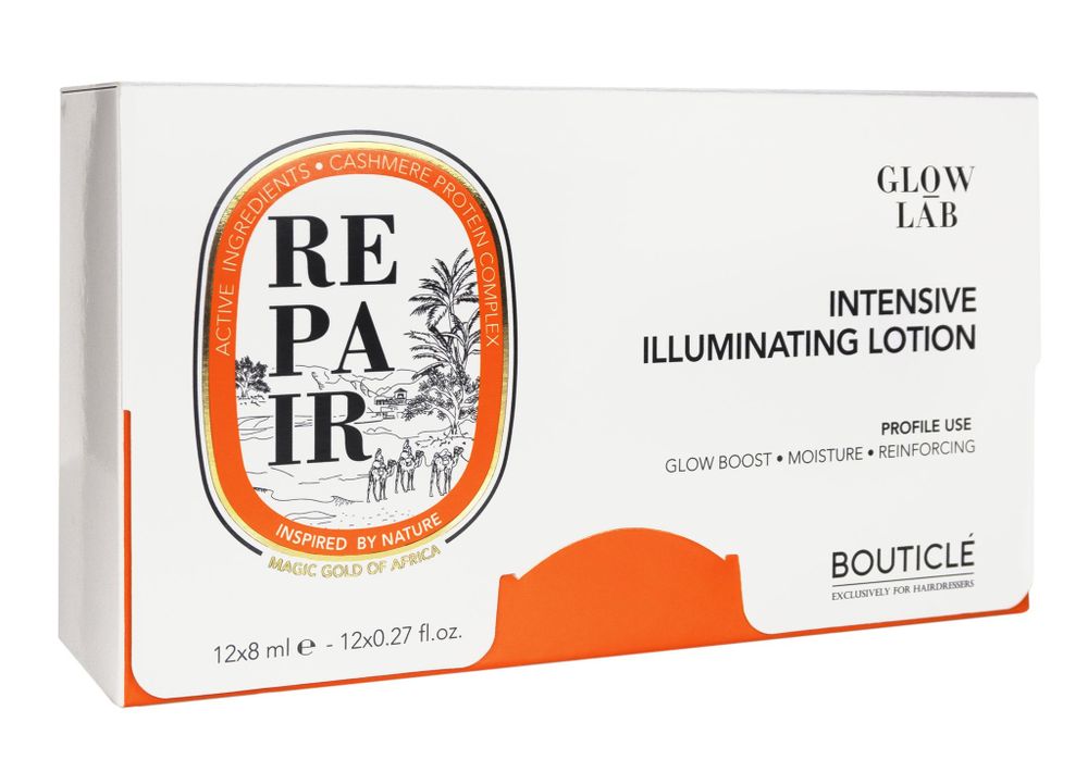 Bouticle Glow Lab Argan Repair Intensive Illuminating Lotion 12х8 мл Bouticle Glow Lab Argan Repair Intensive Illuminating Lotion 12х8 мл
