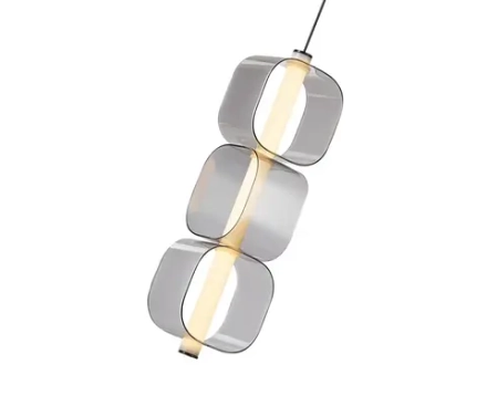 08493-1A,19(16) Подвес Лания черный d12 h200 Led 9W (3000K). ТМ Kink Light